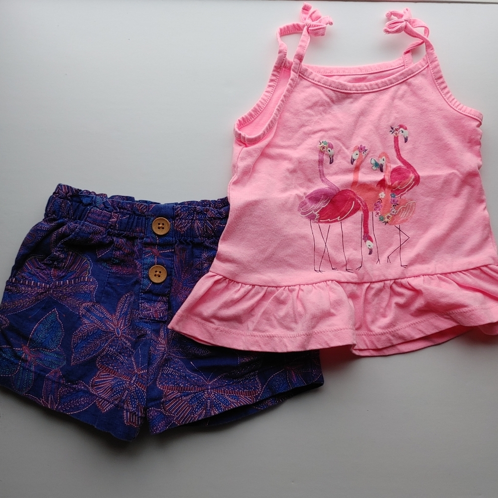 2/$35- Oshkosh/Carters Summer Shorts & Tank Set